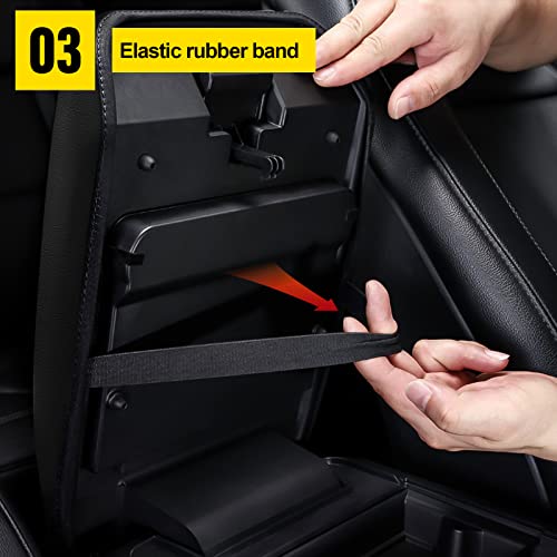 Armrest Console Console Covers for Ford Explorer 2011-2019 Black - color: black