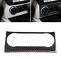 for Mercedes-Benz C-Class W204 2011-2013 Real Soft Carbon Fiber Air Condition Panel Cover Trim AC Conditioner Center Control Panel Frame Sticker Car Interior Accessories - color: A/C Control Panel
