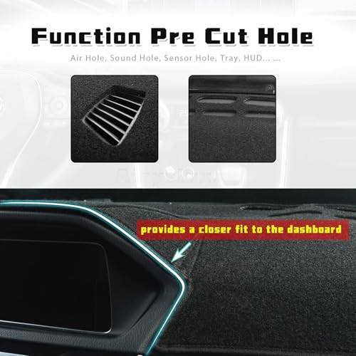 Dashboard Cover fit for Hyundai Sonata 2011 2012 2013 2014 Dash Cover Nonslip Dash Mat Pad Protector Interior Accessories