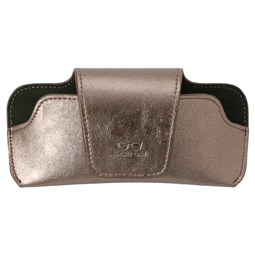 Sunglass Holder for Car Visor, Car Sunglasses Holder Leather, Eyeglasses Holder Glasses Storage Case Visor Accessories - color: 08-coffee