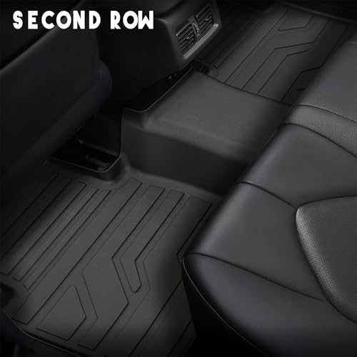 KARPAL Floor Mats Fit for Toyota Camry 2024-2018 FWD Only (Not Fit Hybrid or AWD), Custom Fit All Weather TPE Floor Liners, 1st & 2nd Row Mat, Camry Accessories - style: 2018-2024 | For Toyota Camry | 1st & 2nd Row