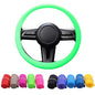 Cool Non-Slip Steering Wheel Protector,Silicone Steering Wheel Cover in Green - color: Green