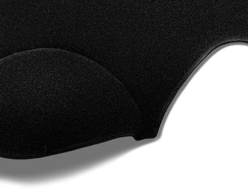 Dash Cover Mat Custom Fit for Toyota Sienna 2004-2010, Dashboard Cover Pad Carpet Protector (Black) F99 - color: 04-10 Black