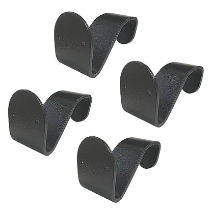 Coat Hooks Hanger Fit for Tesla Model X Model S 2016-2018, Seat Headrest Back Hook Bag Holder - color: 4 pack