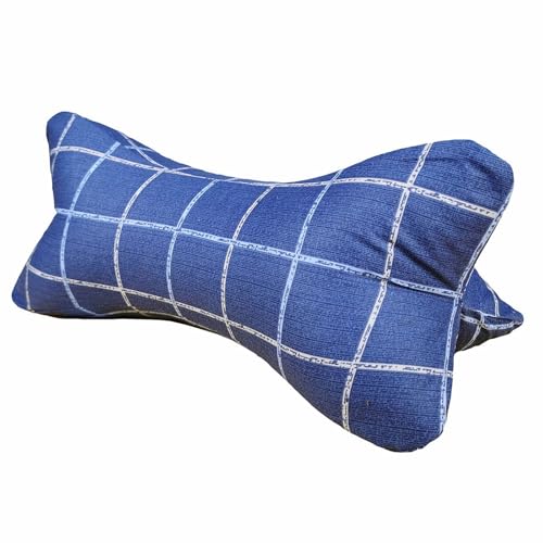 Neck & Cervical Pillows Dog Bone Shaped Travel Neck Pillows With Washable Removable Cover For Car Bus Truck Driving Comfort Head Rest Support Bone Pillows For Neck Chiropractic Pillow ( Size : A ) - size: A