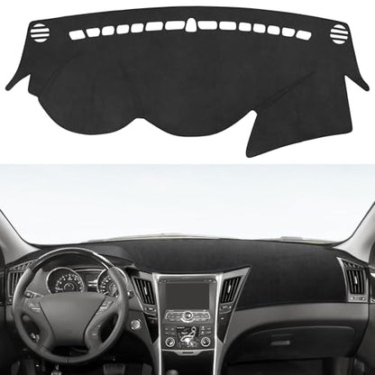 Dash Cover for Hyundai Sonata 2014 2013 2012 2011 Accessories Flannel Dashboard Cover Dash Mat Center Console Cover Sunshield Protector Pad