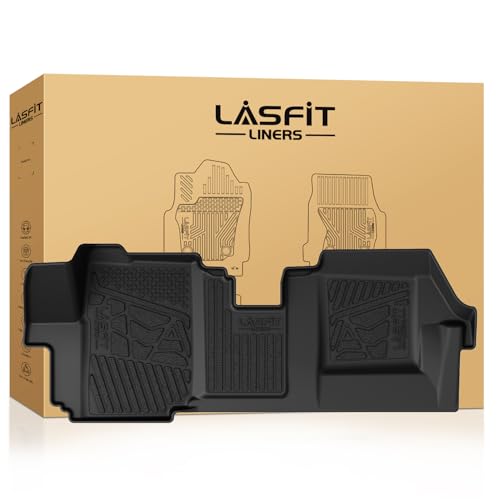 LASFIT Floor Mats for 2024 2025 2026 Dodge Ram ProMaster EV SLT/SLT+/Tradesman Front Mat, All Weather TPE Custom Fit Car Mats Floor Liners 1st Row Only, Black - style: 6) ProMaster EV | 2024-2026 |Front Mat