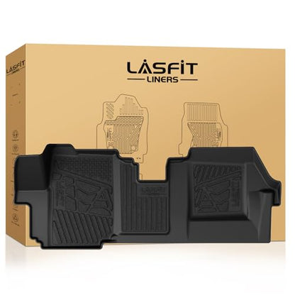 LASFIT Floor Mats for 2024 2025 2026 Dodge Ram ProMaster EV SLT/SLT+/Tradesman Front Mat, All Weather TPE Custom Fit Car Mats Floor Liners 1st Row Only, Black - style: 6) ProMaster EV | 2024-2026 |Front Mat