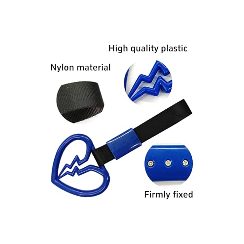 pson Broken Heart Car Handle Strap - color: Blue