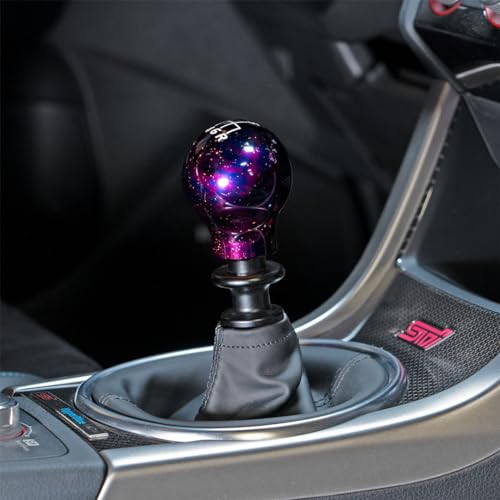 Cosmic Space Shift Knob Compatible with Subaru 6 Speed WRX: 2015-25 / STI: 2004-21, Cosmic Purple - color: Cosmic Purple