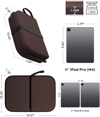 Gel Seat Cushion Portable Massage Travel Cushions, 14.5" x 10.5" Thick Foldable Seat Cushion for Car Office Chair Wheelchair Hip, Coccyx, Sciatica, Pressure Sores Tailbone Pain Relief - size: M-Brown