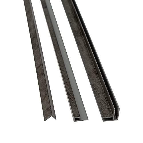 Palisade 94 in. Vinyl Trim Kit in Ashen Slate - color: Ashen Slate