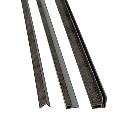 Palisade 94 in. Vinyl Trim Kit in Ashen Slate - color: Ashen Slate