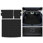 Cargo Mat for 2026 Honda Passport，Full Coverage All Weather Protector ，Cargo Mat with Backrest Mat Trunk Mat Cargo Liner for Honda Passport（Black Version Accessories）