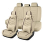 Car Seat Cover for KIA Soul 2010-2025, Seat Covers Full Set,Non-Slip Waterproof seat Cover,Wear-Resistant Nappa Leather car seat Covers. (Luxury 5 Seats/Beign) - color: Beige, size: Luxury 5 Seats