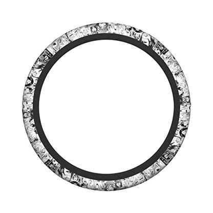Anime Steering Wheel Cover Anime Car Accessories for Men Women with Car Coaster, 15 Inch Anti-Slip Car Steering Wheel Covers Universal Fit.