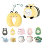 Kids Travel Pillow - 2-in-1 Deformable Kids Neck Pillow for Traveling, Soft U-Shaped Pillow with Adorable Animal Design, Comfy Sleep and Play, Ideal for Airplane Traveling - Yellow Bee - size: Yellow Bee