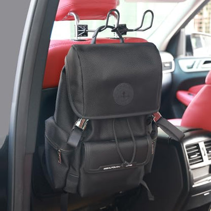 GODLIY Hard Hat Holder for Truck Seat - Work Truck Accessories for Hard Hat & Safety Vest,Car Back Seat Headrest Hooks for Men (2 PCS) - style: 2 PCS