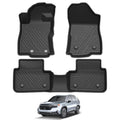 Falafa Floor Mats Fits for Su-baru Forester 2025(Not for Hybrid & Wilderness), All Weather TPE Custom Heavy Duty Floor Liners, 1st and 2nd Row Full Set Car Mats Forester Accessories, Black
