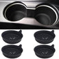 4 PCS Car Cup Coasters, Universal Cup Holder Coaster for Car, Car Accessories Interior for Women and Man, Bling CupHolders Insert for Women Non-Slip Silicone Car Cup Holder Coasters