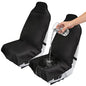 Waterproof Car Seat Cover Towel Front Seats 2 Pack, Universal Fit Waterproof Sweating Seat Protector for Cars and SUVs, Anti-Slip Front Seat Cover for Gym, Outdoor, Pets & Travel, Black