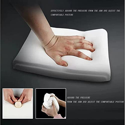 Car Center Console Cover, Memory Foam Car Armrest Cover, Beige Arm Rest Covering Car, Middle Organizer Elbow Pillow, Leather armrest Cover for Car/SUV/Truck/Auto (No.2 Beige)