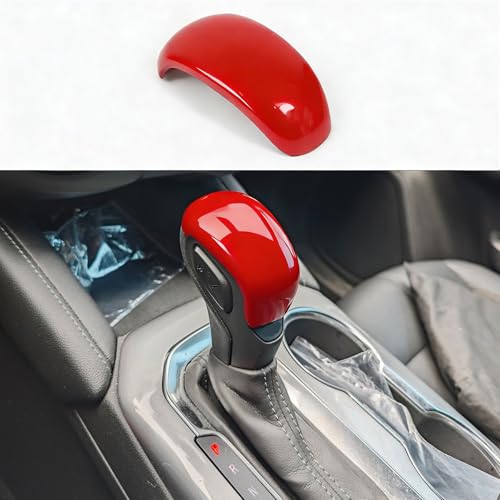 for Chevrolet Colorado 2024 2025 Interior Accessories Dashboard Decor Center Consoles Air Outlet Vent Cover ABS Gear Shift Knobs Frame Ring Trim Cover (Red, Gear Shift Cover) - color: Red, size: Gear Shift Cover