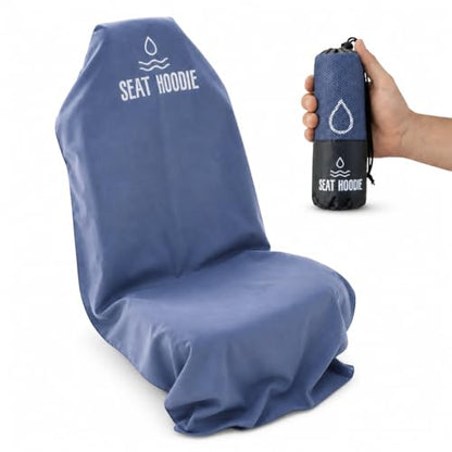 Car Seat Towel | Premium Microfiber Towel Seat Covers for Cars | Universal Fit & Machine Washable | Portable Car Seat Towel Cover After Gym, Yoga, Beach Navy - color: Navy