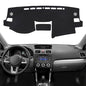 Dashboard Cover Mat for Subaru 2014-2018 Forester Accessories Black Flannel Material Anti-Slip Dash Cover Mat Sunshade Glare UV Rays Protector - size: for Subaru 2014-2018 Forester