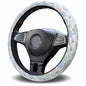 Steering Wheel Covers Nautical Coastal Ocean Coral Universal Steering Wheel Covers Beach Themed Blue Teal Automotive Steering Wheel Grip Wrap Car Accessories Protective Case Cover for Suv, Truck