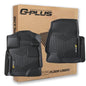 G-PLUS Cargo Liner Compatible with Ford F150 Super Crew 2015-2025(Fit 22-24 Lightning Models) All Weather Full Cover Protection Front Row TPE Floor Liners Accessories 2PCS - size: Fit Ford F150 2015-2025 | Super Crew | 2PCS