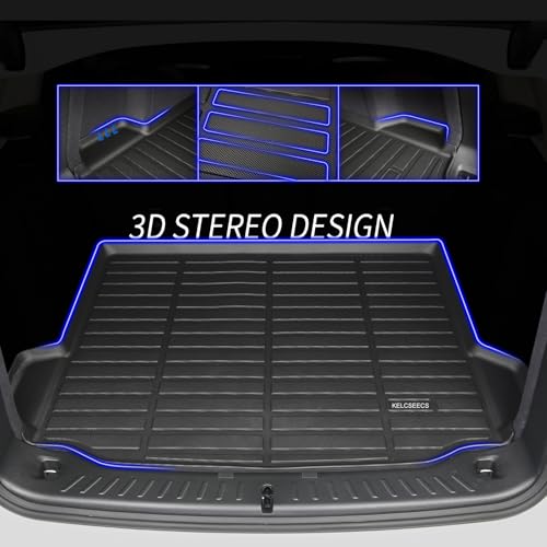 KELCSEECS® Floor Mats & Cargo Liner Custom for 2020-2025 Nissan Versa All Weather Protection TPE Floor Liners Front& Rear Row Full Set Nissan Versa Accessories Black - style: 39) For 2020-2025 Versa Full Set