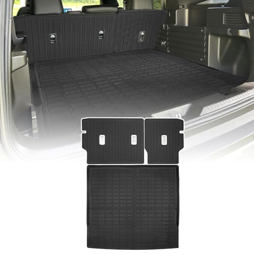 Cargo Liners Backrest Mat for Honda Passport Accessories 2026 with Hook&Loop Rear Trunk Mat Rear Seat Back Cover Protector All Weather Anti-Slip Split Dog Liner 3 PCS - color: Honda Passport 2026+, size: Backrest Mat + Trunk Mat