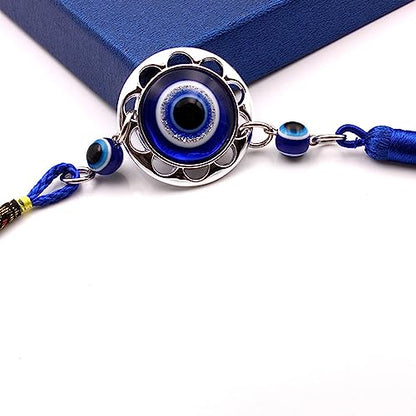 Evil Eye Car Charm, Ojo Turco Rearview Mirror Hanging Ornament, Protection Evil Eye Decor for Car & Wall, Evil Eye Hanging Charm Accessories, Gift for Men Women