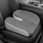 Adult Car Booster Seat Cushion - Memory Foam Car Seat Wedge Cushion - Coccyx Cushion for Tailbone Pain - Driver Seat 3 Inch Height Boost Cushion - for Cars, Trucks, Home & Office Chairs, Grey - color: Grey