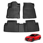 All Weather Floor Mats Compatible with 2017-2021 Honda Civic Si & 2016-2021 Civic, Full Cover Protection Floor Liners TPE Black(2017-2021 Civic Si&2016-2021 Civic) - color: 2017-2021 Civic Si&2016-2021 Civic