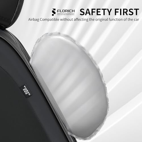 Leather Automotive Seat Covers, Waterproof Seat Covers, Black Front Car Seat Cover, Full Coverage Car Seat Covers 2 Pack Car Seat Cushion Protector Universal Fit for Most Cars SUV Trucks