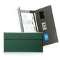 CoBak Leather Car Registration and Insurance Holder with Magnetic Compartment - Vehicle Glove Box Organizer for Driver License, Cards, Emergency Cash - Auto Truck Accessories Case, Dark Green - color: L-Dark Green