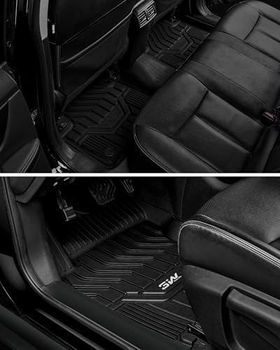 3W Floor Mats & Cargo Liner for Nissan Rogue 2014-2020 All Weather TPE Full Set Nissan Rogue Accessories Custom Fit Car Mats with Trunk Mat (NOT for Sports) - size: 1.Rogue|14-20|Floor Mats & Cargo Liner