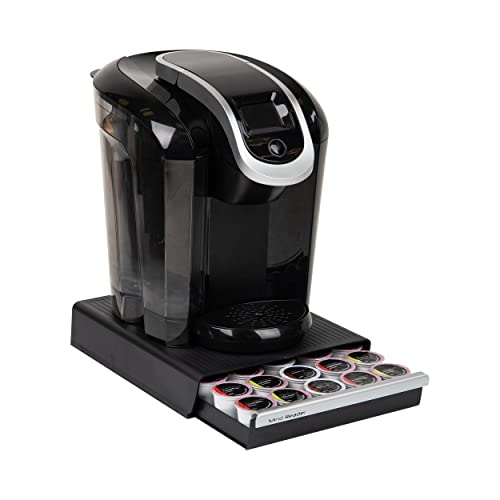Mind Reader Single Serve Coffee Pod Drawer, 30 Pod Capacity, Countertop Organizer, 10.5"L x 12.75"W x 2.5"H, Black - color: Black, size: 30 Pod Capacity, 10.5"L x 12.75"W x 2.5"H