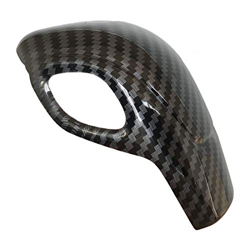 ruihe Car Gear Shift Knob Cover Carbon Fiber Color Sticker Trim Fit for Ford Focus Fiesta Fusion Escape C-Max Transit-150 Transit-250 Transit-350 Transit Connect