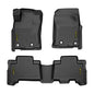 PIT66 Floor Mats Set Compatible with 2013-2024 Toyota 4Runner / Fit 2014-2023 LX GX460 (Heavy Duty) TPE 3-Piece Premium,Black All Weather Floor Liners Mats Interior Accessories - size: Fit Toyota 4Runner 2013-2024 | 3PCS