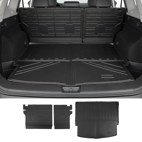 Cargo Mat Fit for Nissan Rogue 2021-2026, Rear Trunk Mat & Back Seat Backrest Protectors, Custom Fit TPE All-Weather Cargo Liner, Waterproof & Non-Slip Rogue Accessories (Not for Rogue Sport) - size: Fit for Nissan Rogue