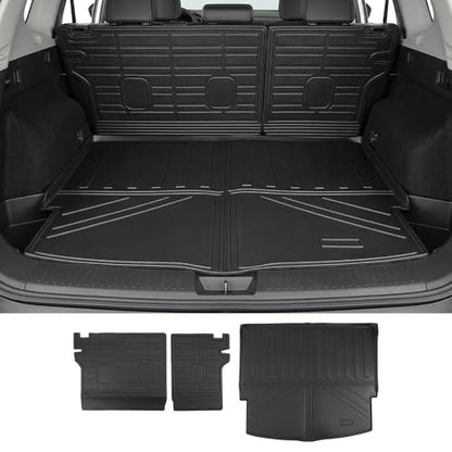 Cargo Mat Fit for Nissan Rogue 2021-2026, Rear Trunk Mat & Back Seat Backrest Protectors, Custom Fit TPE All-Weather Cargo Liner, Waterproof & Non-Slip Rogue Accessories (Not for Rogue Sport) - size: Fit for Nissan Rogue