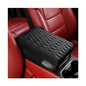 Bittwee Car Center Console Cover, Leather Waterproof Auto Arm Rest Box Cover, Memory Foam Armrest Cushion Protection Pad, Hand Rest Pillow with Height Increase, Universal Car Accessory - color: Black