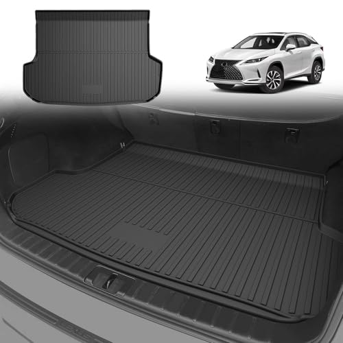 Original RX Cargo Liners for Lexus RX RX350/RX450h 2016-2022 (Not for RX350L & RX450hL) - Custom Fit TPE All Weather Rubber Trunk Liner Odorless Anti-Slip Cargo Mat - color: Cargo Liner, size: 2016-2022 RX