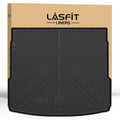 LASFIT Cargo Mat for Audi Q5/SQ5 2018-2025(Include Q5/SQ5 Sportback), Custom Fit All-Weather TPE Trunk Mat for Audi Accessories, Waterproof, Easy to Clean, Black - size: 3)2018-2025|For Audi Q5/SQ5|Cargo Mat