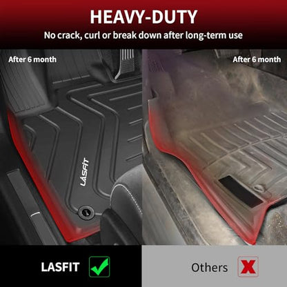 LASFIT Floor Mats for Lexus RX 2022 2021 2020 2019 2018 2017 2016 RX350 RX450h(Not for RX L), All Weather Floor Liners Custom Fit TPE Car Mats,Front & Rear Mats, Black - size: 2016-2022|For Lexus RX|Floor Mats