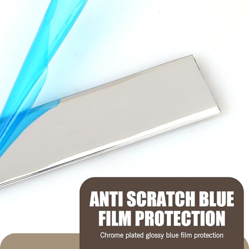 Car Molding Trim, 49Ft Chrome Car Side Moldings, Scratch-Proof Exterior and Interior Molding Trim, 0.24" Wide Self-Adhesive Window Trim Molding, Decorative Strip for All Vehicles (Silver) - color: Silver