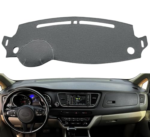 Dash Cover Mat Custom Fit for Kia Sedona, Dashboard Cover Pad Carpet Protector F138 (Darkgray) - color: DarkGray